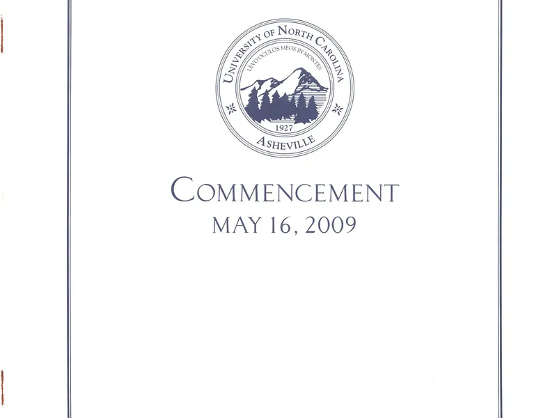 May 2009 Commencement